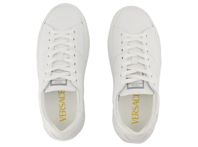 Zapatillas - Versace - Algodón - Blanco 