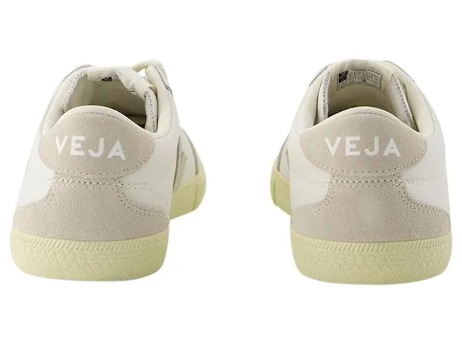 Zapatillas Volley - Veja - Cuero - Blanco Natural 