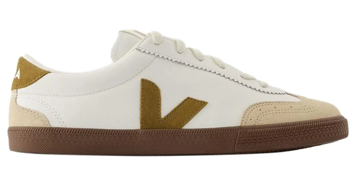 Zapatillas Volley - Veja - Cuero - Blanco 