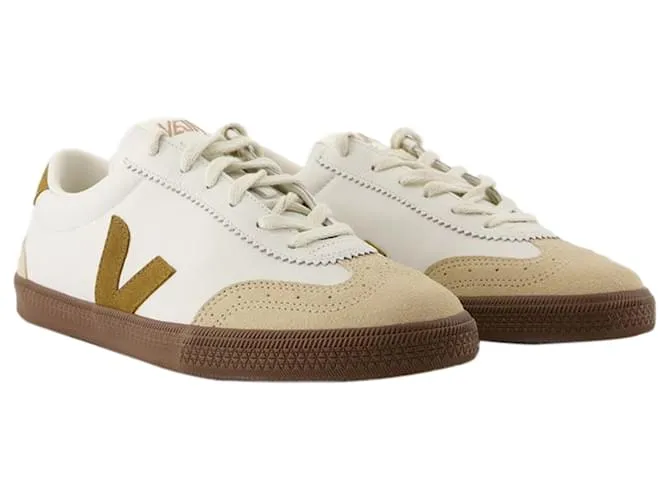 Zapatillas Volley - Veja - Cuero - Blanco 