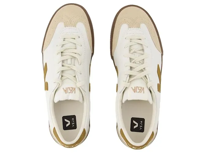 Zapatillas Volley - Veja - Cuero - Blanco 